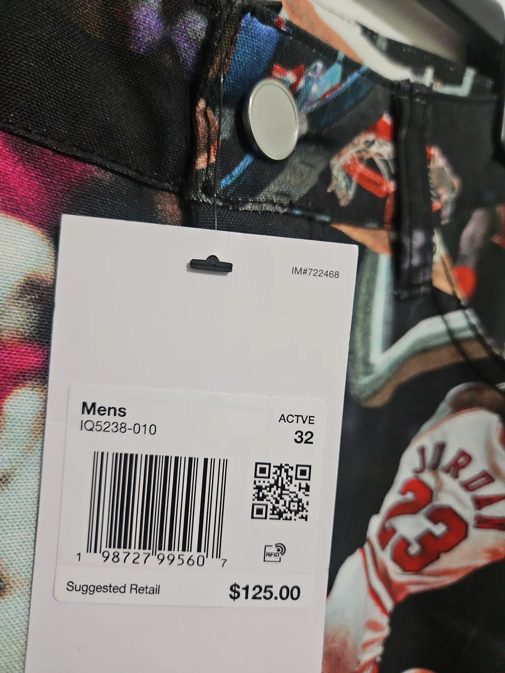 Nike Air Jordan Woven Pants AOP IQ5238-010 All-Over-Print Men’s 32 NWT $125